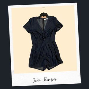 Blue Jean Romper